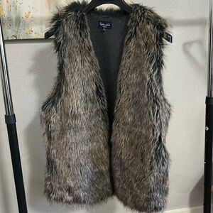 Women faux fur blazer/ jacket